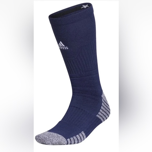 Adidas 5-Star Team Crew Socks Navy Medium 6.5-9 - Picture 2 of 6
